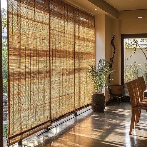 wooden blinds