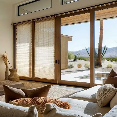 wooden blinds
