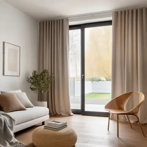 linen curtains