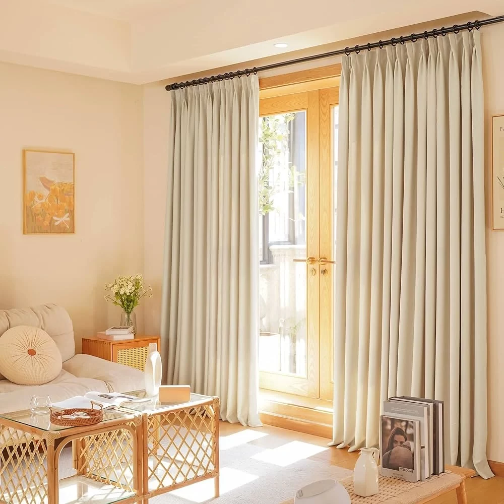 Beige Curtains