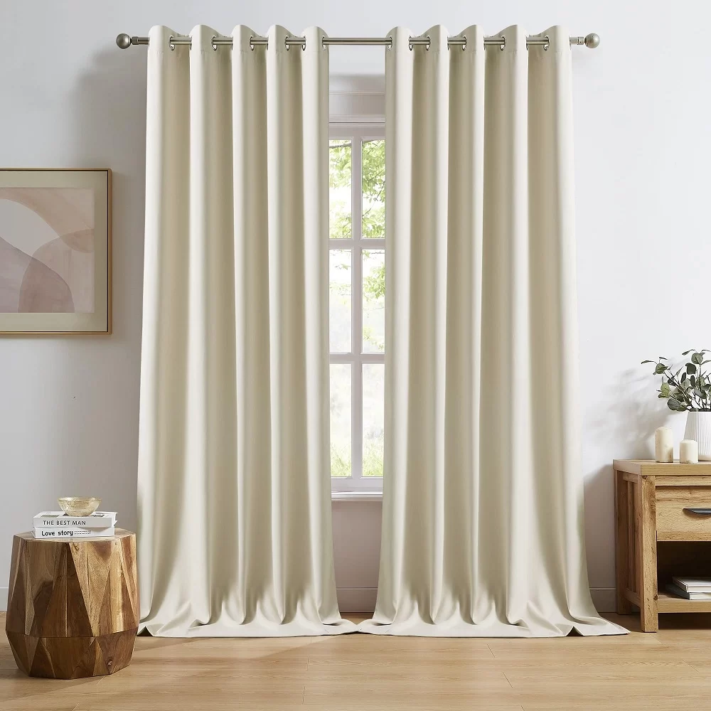 Beige Curtains