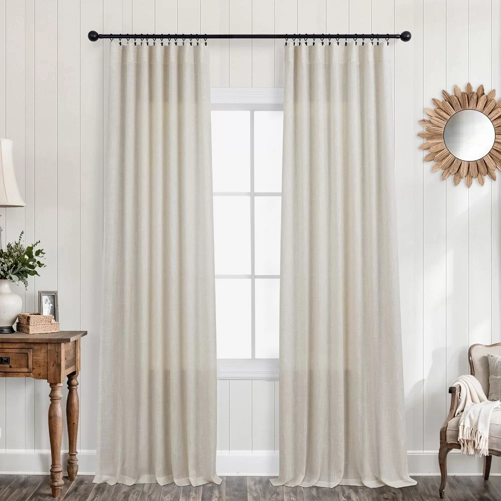 Beige Curtains
