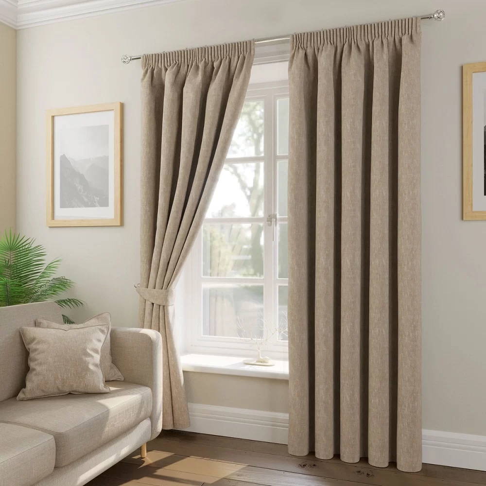 Beige Curtains