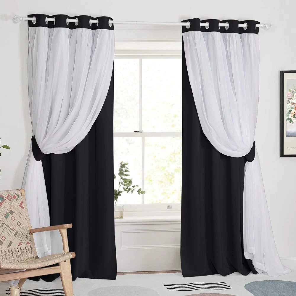 Black and White Curtains
