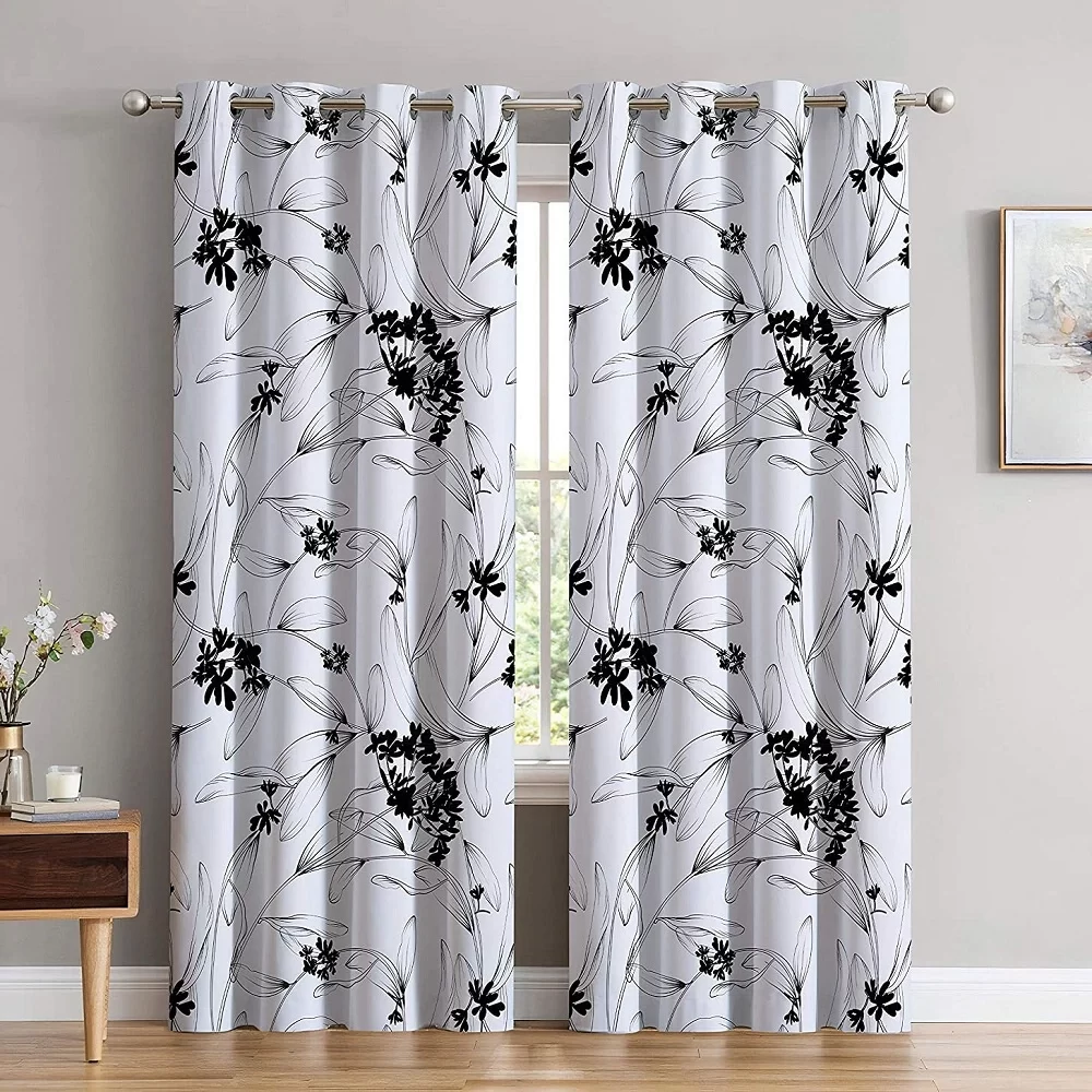 Black and White Curtains