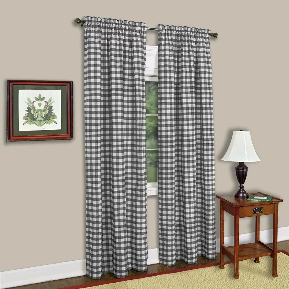 Black and White Curtains