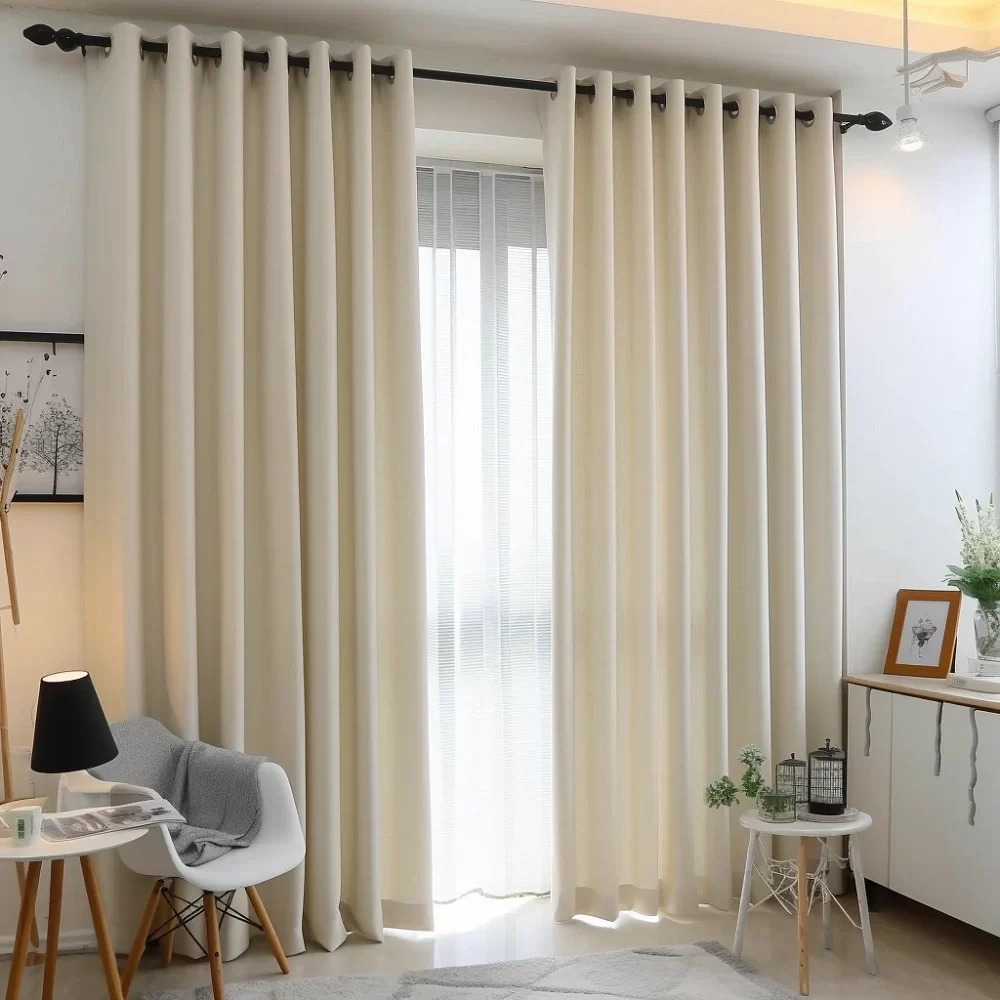 Cream Curtains