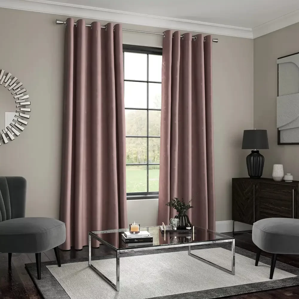 Mauve Curtains