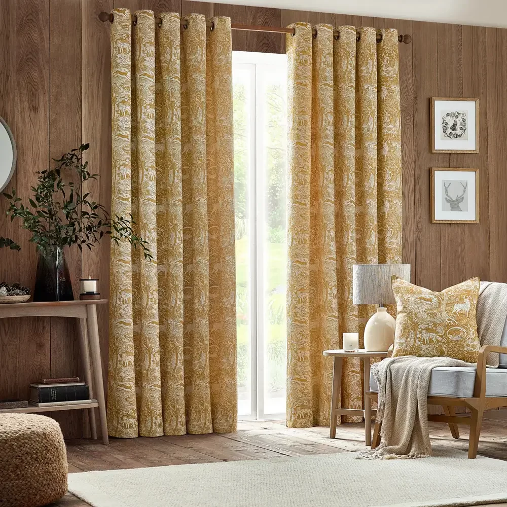 Ochre Curtains