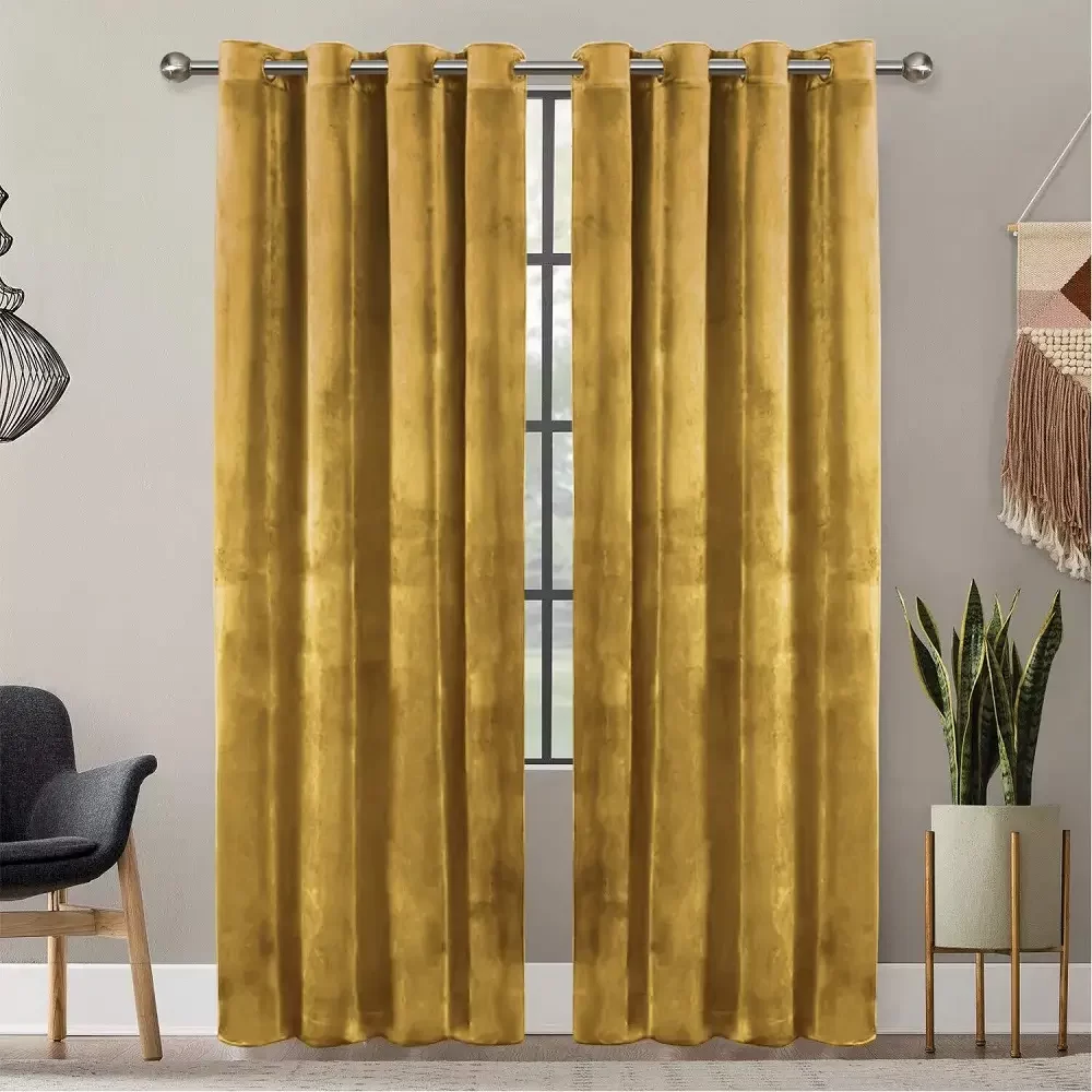 Ochre Curtains