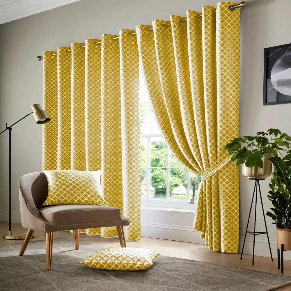 Ochre Curtains