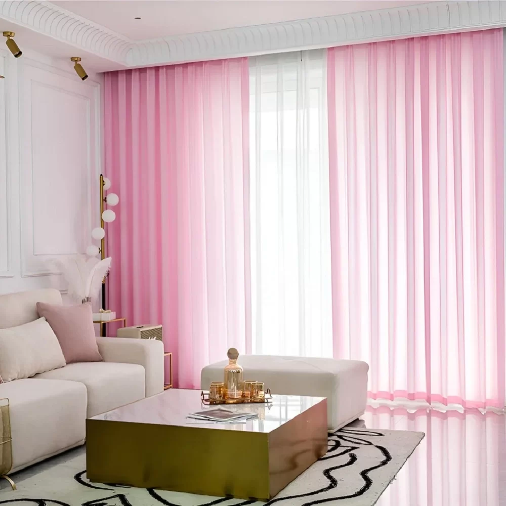 Pink Curtains