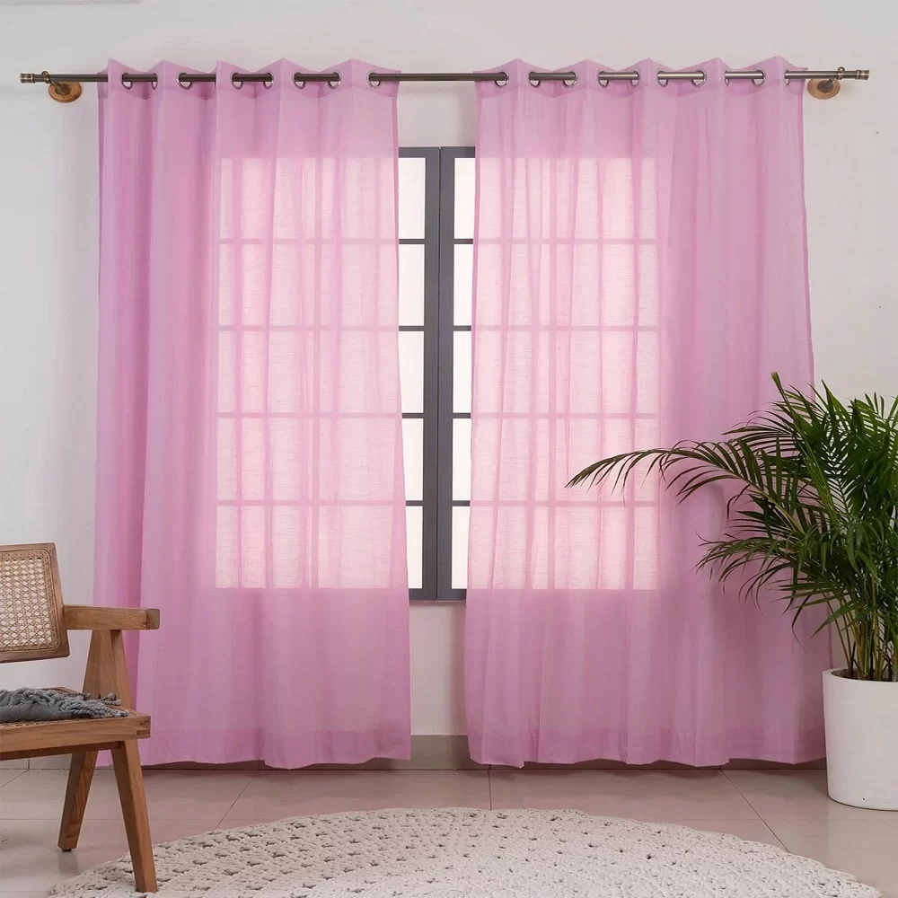 Pink Curtains