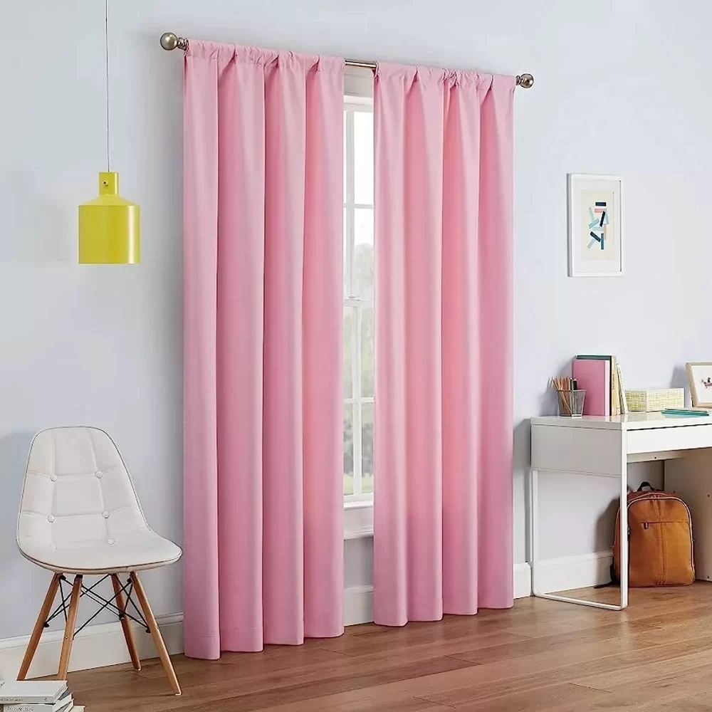 Pink Curtains