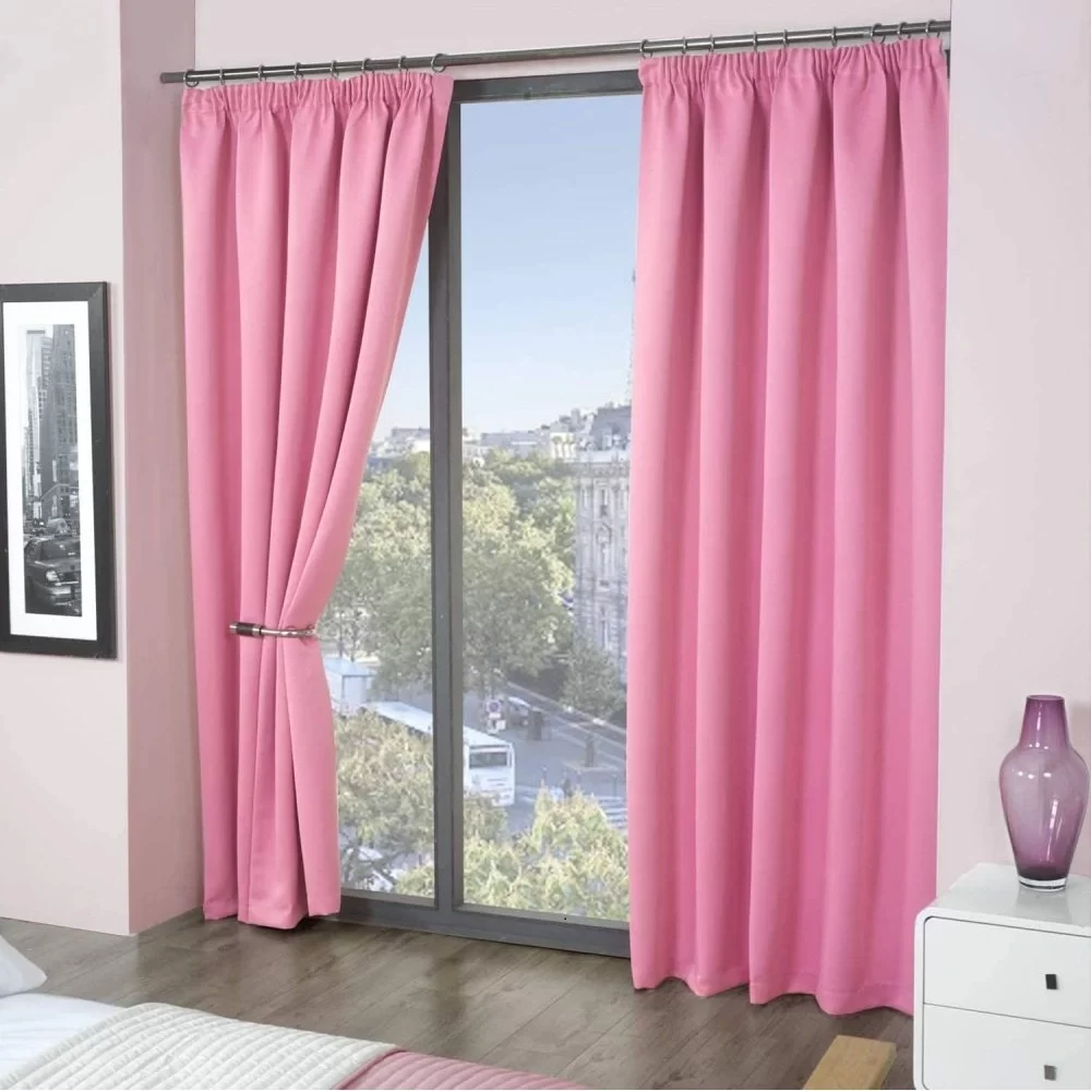 Pink Curtains