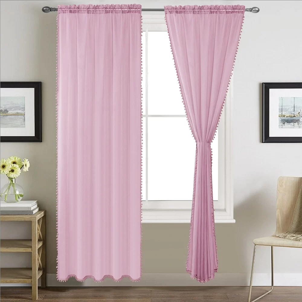 Pink Curtains