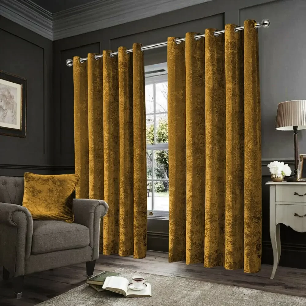 Ochre Curtains